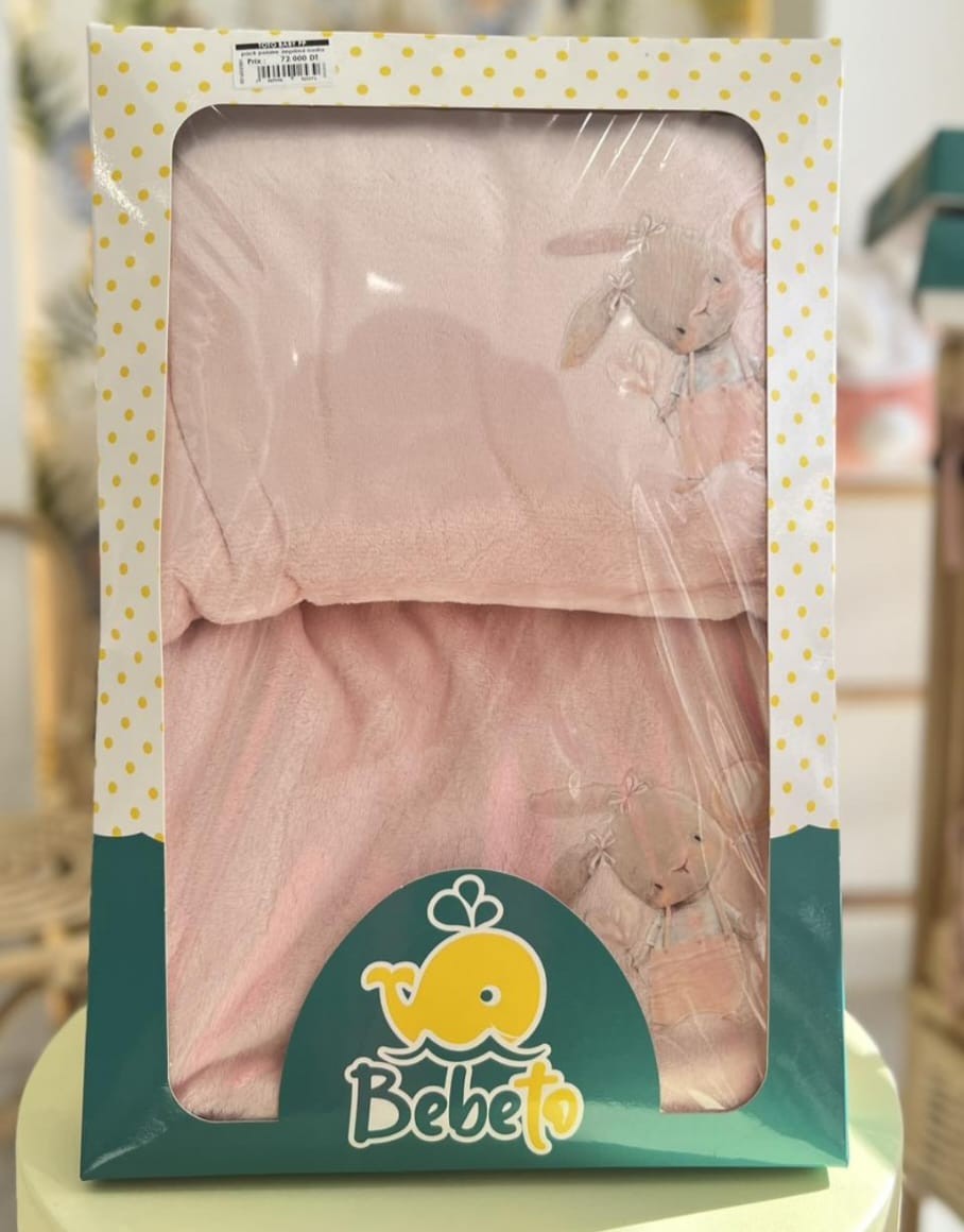 Couverture Polaire Bebeto Rose Lapin Ballerine